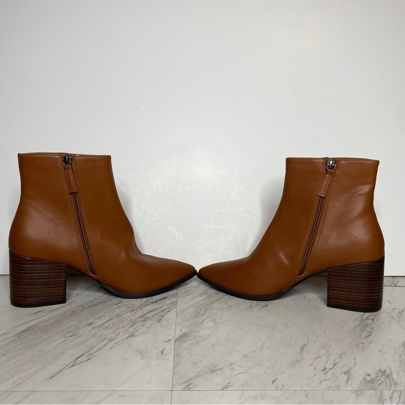 New! Linea Paolo Sadie Brown Heeled Bootie 12M - Picture 5 of 14